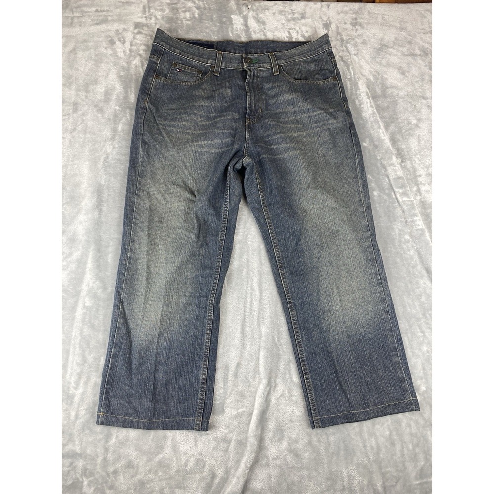 Vintage Tommy Hilfiger Jeans‎ Mens 33x30 Straight Loose Baggy  Y2K HipHop Skater